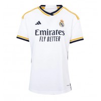 Camisa de Futebol Real Madrid Equipamento Principal Mulheres 2023-24 Manga Curta